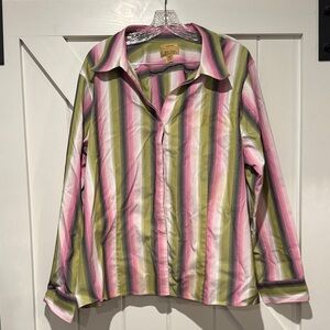 Westbound Multicolor Striped Button Down Shirt
